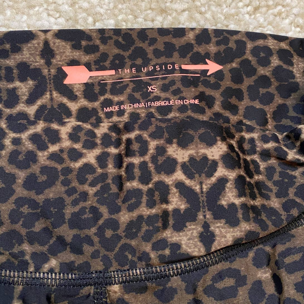The Upside Leopard Cropped Yoga Legging - Picture 2 of 7